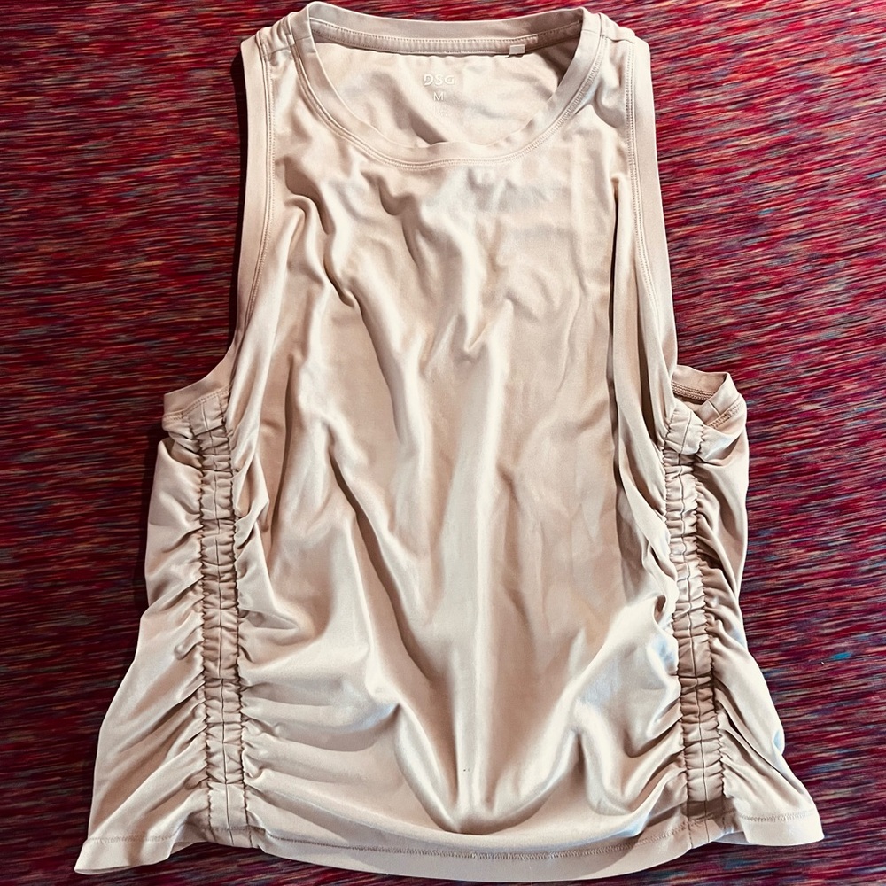 DSG Ruched Racerback Yoga Tank - Picture 2 of 4